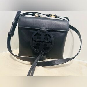 Tory Burch: Miller Crossbody, Black Leather